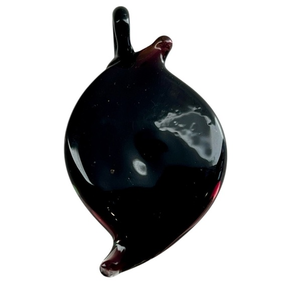Vintage Murano Glass Large Floral Pendant Charm Statement - Picture 3 of 5